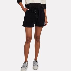 DONNI terry short black size S. NWT